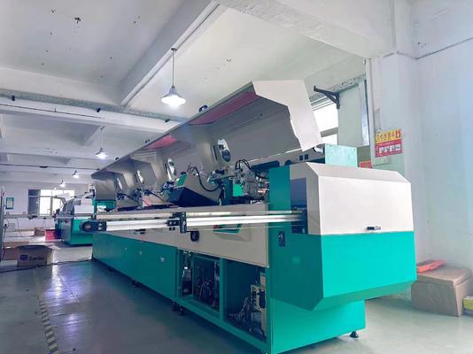 طابعة شاشة زجاجات الحبر فوق البنفسجي الأوتوماتيكية بالكامل، تحكم PLC، 85 قطعة/دقيقة