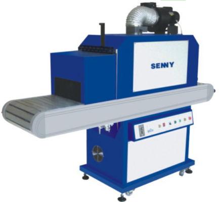 آلة معالجة الأشعة فوق البنفسجية UV200RF لحاويات البلاستيك مع حزام من الفولاذ المقاوم للصدأ