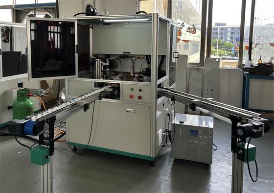 1- آلة طباعة شاشة مسطحة أوتوماتيكية ملونة 60 قطعة / دقيقة نظام تقوية LED-UV