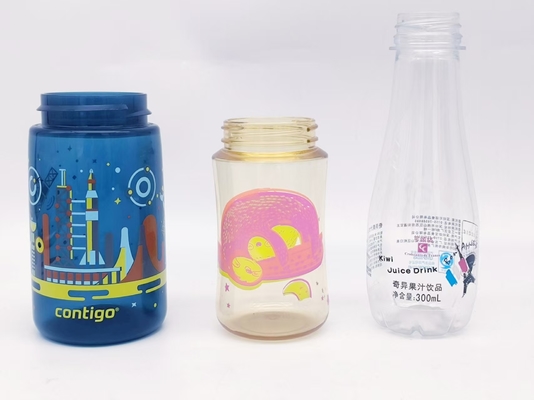 1-8 لون 85 قطعة/دقيقة آلة طباعة الشاشة فوق البنفسجية الأوتوماتيكية للزجاجات البلاستيكية