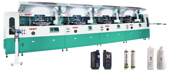 1-8 لون 85Pcs/min آلة طباعة زجاجات UV التلقائية SL1688