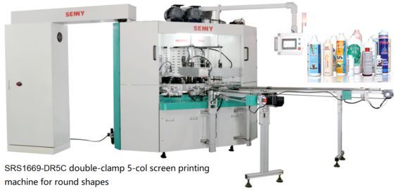 1-6 Colors Glass / Metal CNC Bottle Screen Printer Serigraphic Works Up To 45pcs/Min