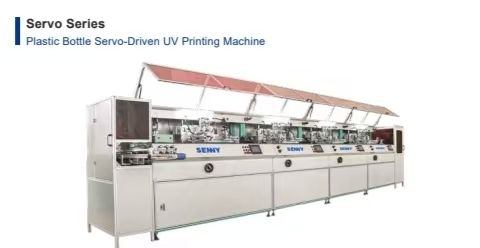 1-8 Color 70 Pcs/Min Plastic Bottle Servo-Driven UV  Printing Machine