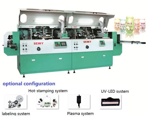 Plastic Bottle 1-8 Color 85pcs/Min Automatic UV Printing Machine