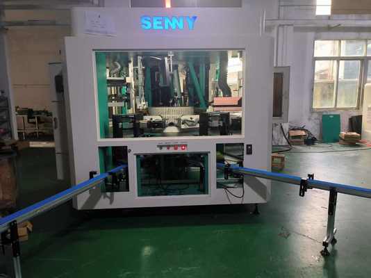 10 Work Station Bottle Screen Printer Flame Treatment Up To 55pcs/Min 360-Degree