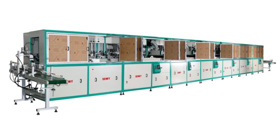 7-25L بلاستيكية الدورية دلو آلة طباعة الأشعة فوق البنفسجية 18pcs/Min