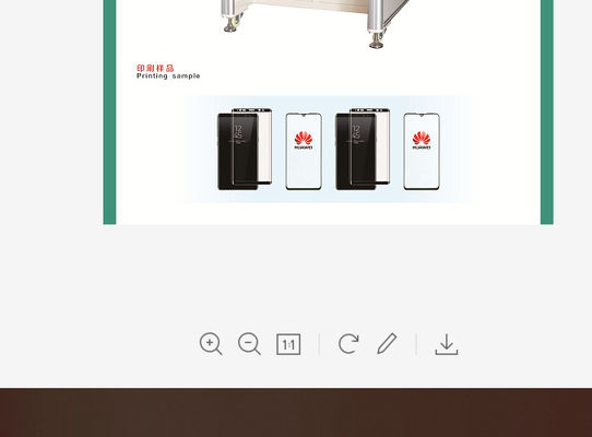 SGS 1000pcs/Hour آلة الطباعة المضغوطة للطاقة الهوائية لـ 3D Glass Of Tablets