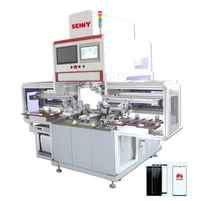 2100pcs/Hr 5 أشرطة آلة الطباعة الأوتوماتيكية باد للغطاء الزجاجي ثلاثي الأبعاد