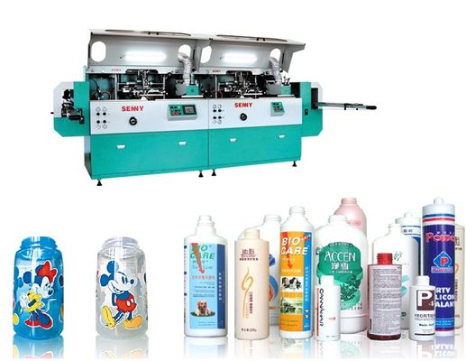 الزجاج المعدن قابل للتطبيق آلة الطباعة الشاشة الآلية بالكامل 85pcs/min