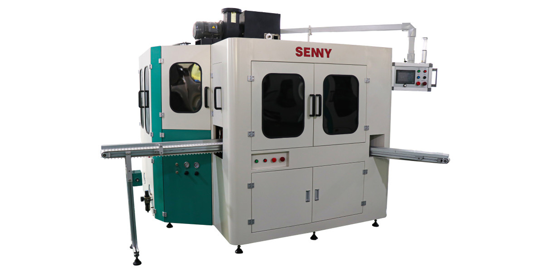 آلة الطباعة الشاشة الدوارة CNC الطابع الساخن 80pcs / ساعة سرعة الطباعة السريعة للأنابيب الناعمة