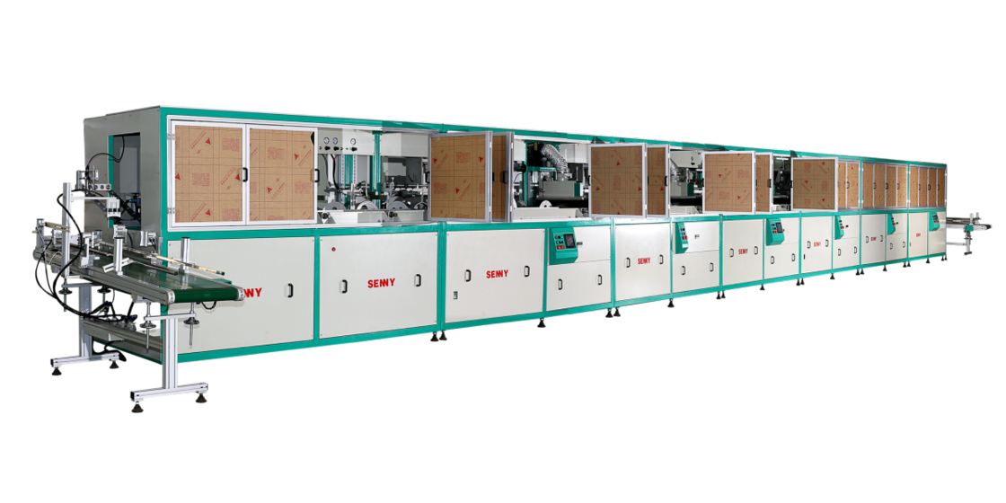 7-25L بلاستيكية الدورية دلو آلة طباعة الأشعة فوق البنفسجية 18pcs/Min