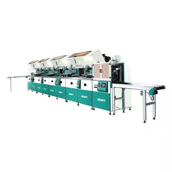 4 لون 300x250mm 6000pcs / Hr التلقائي آلة وسم للزجاجات